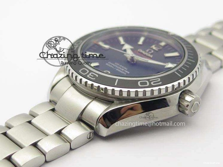0518 Planet Ocean SS Bp Maker 45mm Black Bezel On SS Bracelet A OnTrend 8218